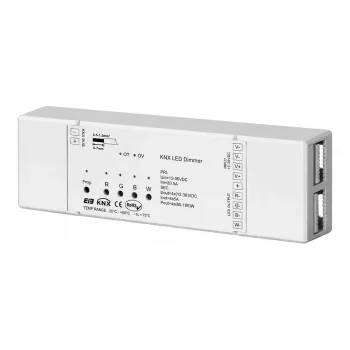 SYNERGY21 LED Controlador EOS 08 KNX Dimmer 4x5A com efeitos de cor dinâmicos