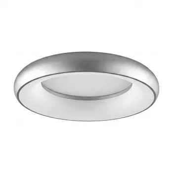 SYNERGY21 LED Lâmpada de Teto Redonda Donut Branco Quente Prateado 35W