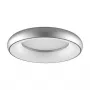 SYNERGY21 LED Lâmpada de Teto Redonda Donut Branco Quente Prateado 35W