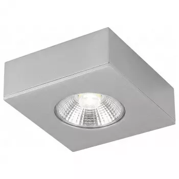 Synergy 21 LED Foco de Teto Embutido Helios Prateado - Quadrado - Aro de Sobrepor