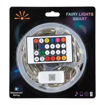 SYNERGY21 DIGITAL Party LED IP65 Controlador USB com Comando RF ou App Bluetooth, RGBW (S21-LED-JT240016)