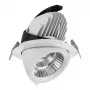 Foco LED SYNERGY21 40W branco, orientável, branco quente
