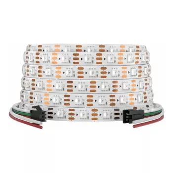 Fita LED flexível SYNERGY21 5050 - 60 RGB Pixel DC5V WS2813B IP20