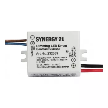 SYNERGY21 Synergy 21 LED Einbau-Deckenspot Helios fonte de alimentação TRIAC dimmable