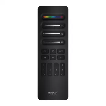 Synergy 21 Pixel LED Telecomando SPI - Pixel 2,4GHz (RGB/RGB-W/RGB+CCT) 4 zonas 4 cenas *Milight/Miboxer* (preto) (C10-B)
