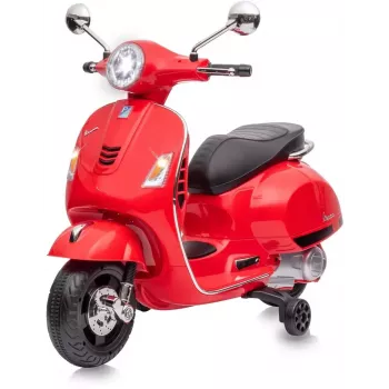 Jamara Veículo montável Vespa GTS 125 vermelho Li-Power 12.6