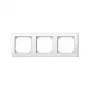 MERTEN Moldura para 3 tomadas branco polar 22,3 x 8,1 cm