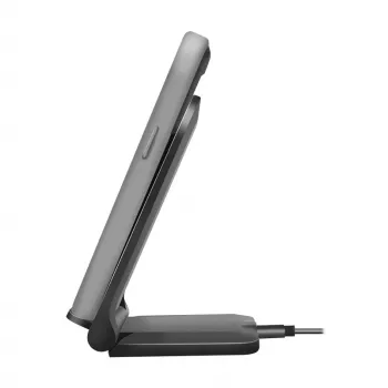 LogiLink suporte para smartphone e carregador sem fios preto