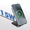 LogiLink suporte para smartphone e carregador sem fios preto