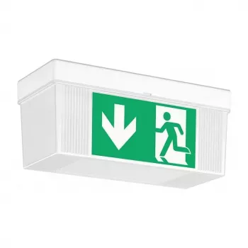 RZB GSUN 4 LED candeeiro de teto/parede 16W 2000lm 4000K branco 344x144x148mm