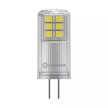 OSRAM LED PIN 12V P 2,2W 827 Transparente G4 Lâmpada LED de baixa tensão 12V com casquilho de encaixe