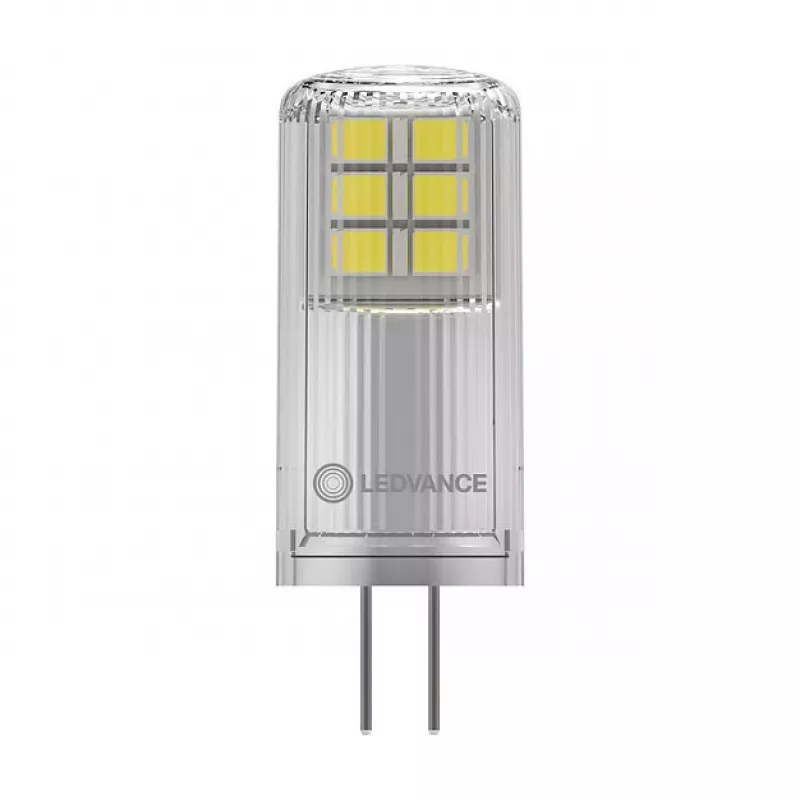 OSRAM LED PIN 12V P 2,2W 827 Transparente G4 Lâmpada LED de baixa tensão 12V com casquilho de encaixe