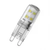 OSRAM LED PIN G9 P 1,9W 827 Transparente G9 Lâmpada LED com casquilho de encaixe retrofit