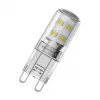 OSRAM LED PIN G9 P 1,9W 827 Transparente G9 Lâmpada LED com casquilho de encaixe retrofit