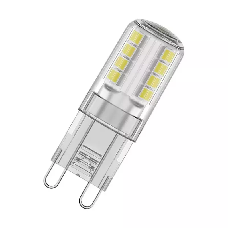 OSRAM LED PIN G9 2.6W 827 transparente G9 lâmpada LED com casquilho de encaixe retrofit