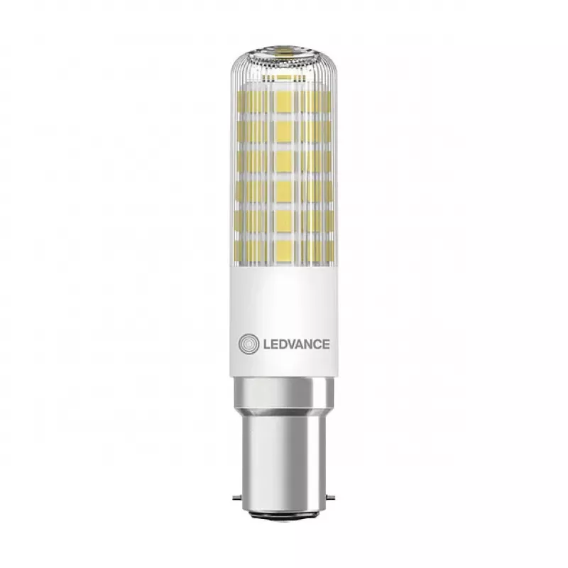 OSRAM LED SPECIAL T 6,5W 827 Transparente B15d Lâmpada LED tubular, 806 lm, 2700 K, Branco Quente, não regulável, pack de 2