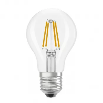 OSRAM LED Classic A 40 Filament P 3,4W 827 transparente E27 lâmpada LED, Classic Bulb
