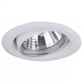BRUMBERG NV projetor de encastrar 50W GX5.3, ferro, fixo, branco, anel de fixação