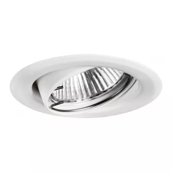BRUMBERG 01-71010 NV projetor de encastrar 50W GX5.3, aço, branco, orientável
