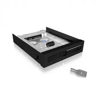 ICY BOX IB-2217ASTS suporte de armazenamento móvel - 2,5 polegadas (6,4 cm) para 3,5 polegadas (8,9 cm) - preto
