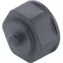 METZ CONNECT BTR E-DAT Industry IP67 V1 tampa de proteção para caixa de flange, cinzento