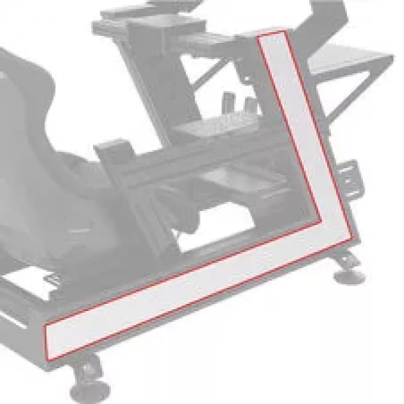 TrackTime Series One Cover cobertura de proteção transparente para Series One Sim Racing Rig