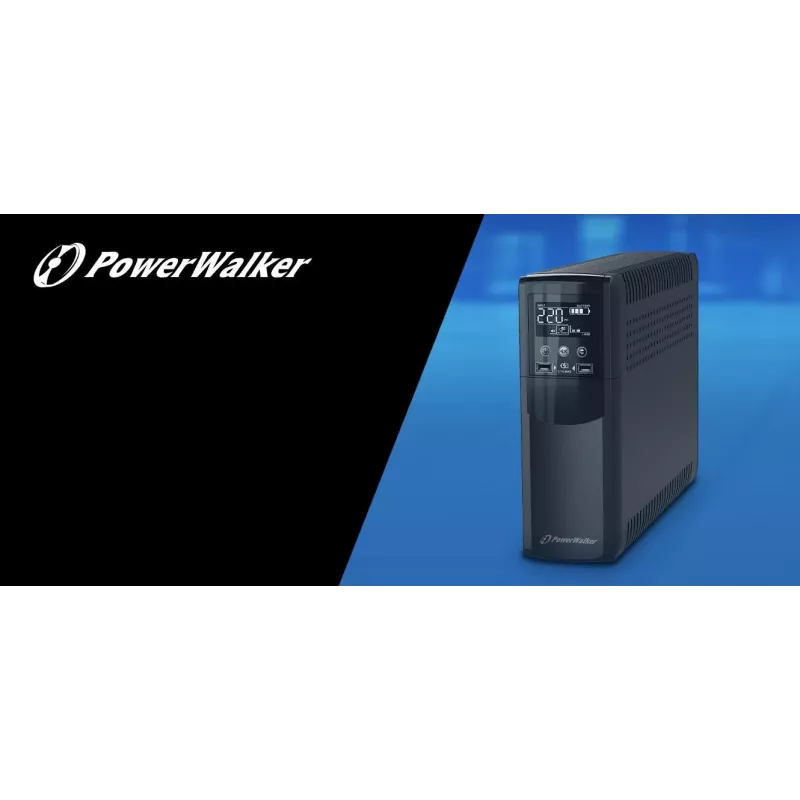 POWER WALKER UPS PowerWalker VI 600 CSW FR Line-Interactive 600 VA 360 W 2 tomadas