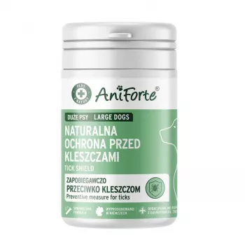 ANIFORTE Tick Shield Raças Grandes - Suplemento Alimentar para Cães - 60 comprimidos