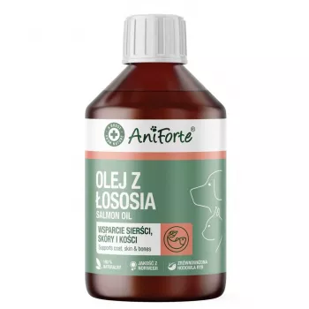 ANIFORTE Óleo de Salmão - Suplemento Alimentar para Cães e Gatos - 250ml