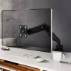 ONKRON G90-B Suporte de secretária para monitor individual de 13-34 polegadas, até 10 kg, Preto