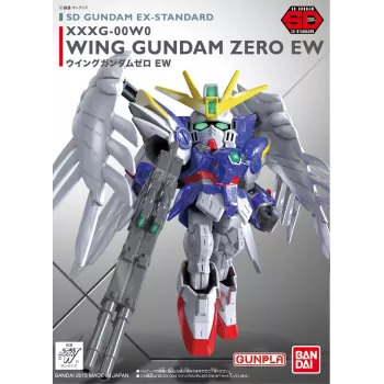 GUNPLA SDEX Wing Gundam Zero EW Kit de Modelo em Plástico