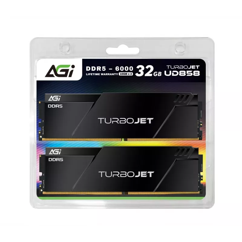 AGI TECHNOLOGY MEMORY DIMM 32GB DDR5-6000/KIT2 AGI6AWT16UD858-DR AGI