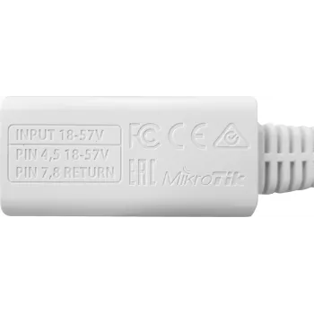 MikroTik RBGPOE injetor PoE Gigabit passivo, 18-57 V DC