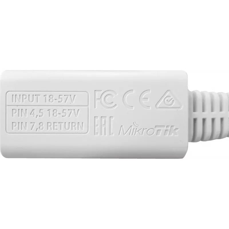 MikroTik RBGPOE injetor PoE Gigabit passivo, 18-57 V DC