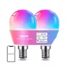 LEPRO BP1-2 lâmpada LED E14 com Bluetooth e Wi-Fi, 470 lm, pack de 2