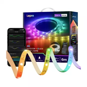 LEPRO SW1-6 fita LED inteligente RGB, 6 m