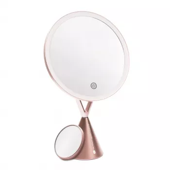 RIO MMCO-EU/1,4 espelho de maquilhagem HD iluminado rose gold