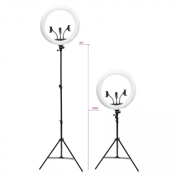 RIO RL18-EU/1.2 anel de luz LED regulável de 45cm