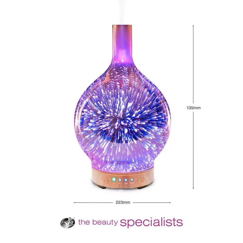 RIO DHSP-EU/1,3 ELLA Difusor de aromas, humidificador e luz noturna