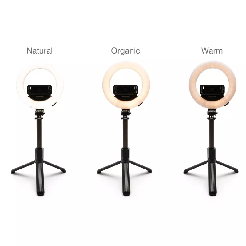 RIO RLRC-EU/1,3 Anel de luz de beleza e vlogging Glamour Glow 15 cm