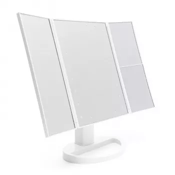 Rio MMFD-WH-EU/1,3 Espelho de maquilhagem com 24 LED e regulação de intensidade por toque, branco
