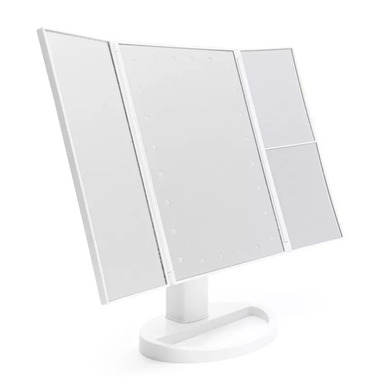 Rio MMFD-WH-EU/1,3 Espelho de maquilhagem com 24 LED e regulação de intensidade por toque, branco