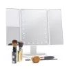 Rio MMFD-WH-EU/1,3 Espelho de maquilhagem com 24 LED e regulação de intensidade por toque, branco