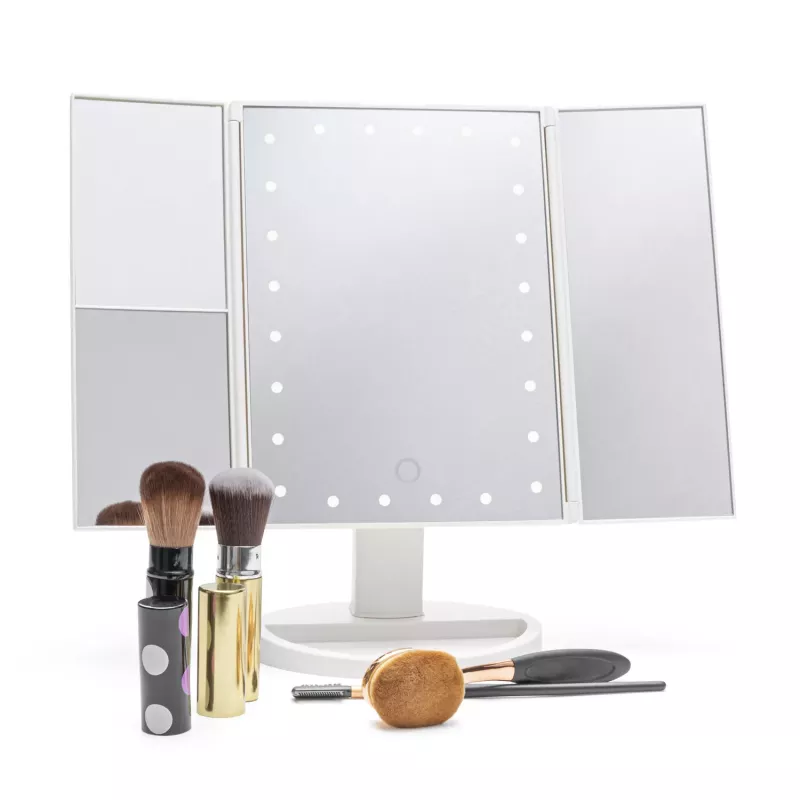 Rio MMFD-WH-EU/1,3 Espelho de maquilhagem com 24 LED e regulação de intensidade por toque, branco