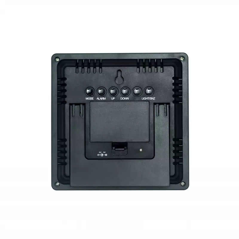 Bodi-Tek BT-HGWS-EU/1,2 Estação meteorológica digital com sensor exterior sem fios, ecrã LCD, previsão do tempo, fase da lua, alarme, retroiluminação