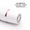 Rio SHTR-EU/1.3 Go Smooth Máquina de barbear e aparador de biquíni 4 em 1 para mulher, branco