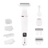 Rio SHTR-EU/1.3 Go Smooth Máquina de barbear e aparador de biquíni 4 em 1 para mulher, branco