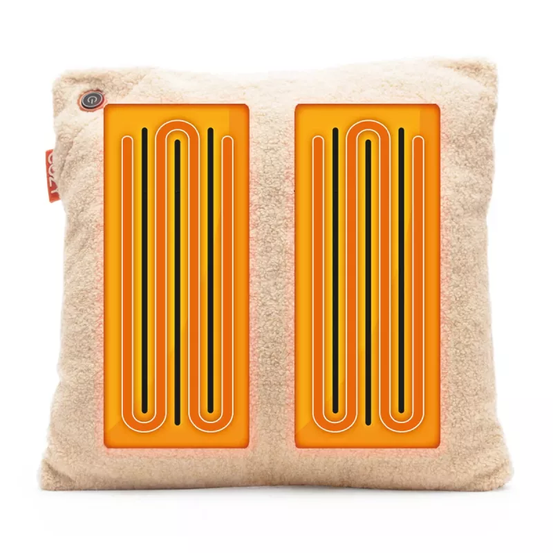 Bodi-Tek BT-CSHT2-W-BG-PB10 COZY Una almofada de conforto aquecida 45 x 45cm, bege