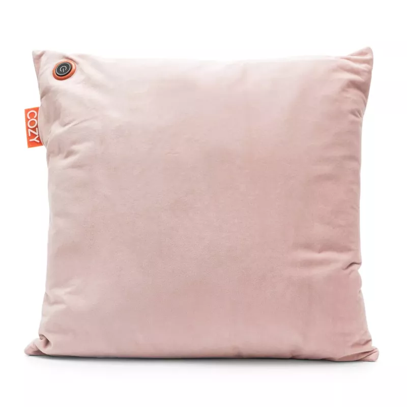 Bodi-Tek BT-CSHT2-V-LP-PB10 COZY Una almofada de conforto aquecida 45 x 45cm, veludo rosa claro