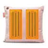 Bodi-Tek BT-CSHT2-V-LP-PB10 COZY Una almofada de conforto aquecida 45 x 45cm, veludo rosa claro